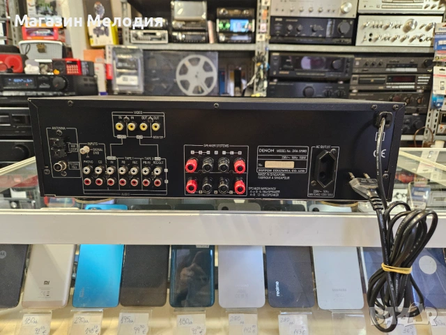 Ресийвър DENON DRA-375RD Две по 80 вата. В отлично техническо и визуално състояние., снимка 8 - Ресийвъри, усилватели, смесителни пултове - 53177189