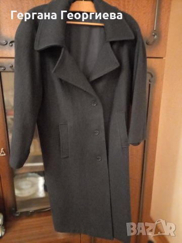 Дамско ново черно палто на Рила Стил