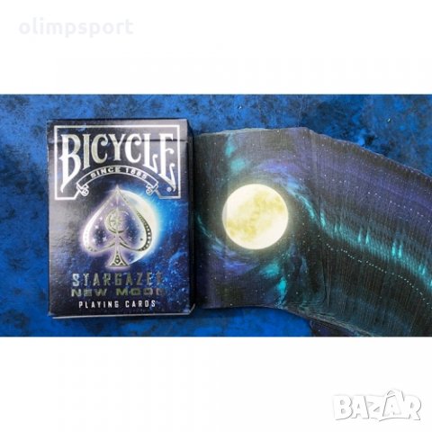 карти за игра Bicycle Stargazer New Moon носят блясъка на нашата луна във Вашата следваща игра на ка, снимка 3 - Карти за игра - 31476126