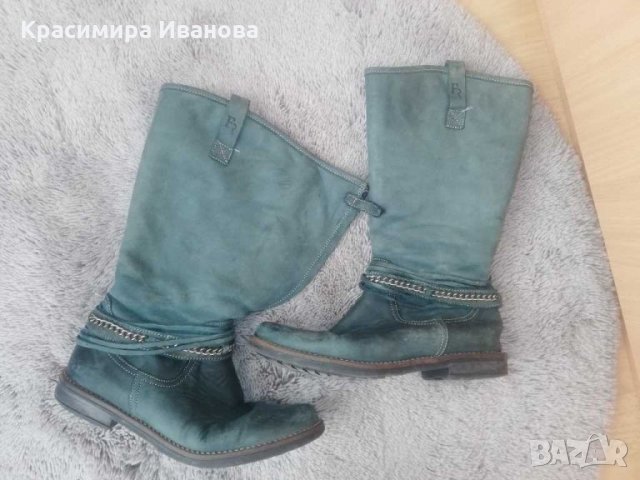 Дамски ботуши 36 номер естествена кожа , снимка 1