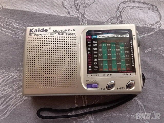 Радиоприемник Kaide-model: KK-9 Транзистор, снимка 6 - Радиокасетофони, транзистори - 51115972