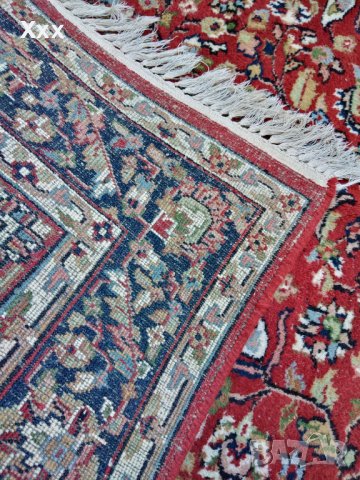 Ръчно тъкан вълнен персийски килим. Топ качество., снимка 5 - Килими - 42763707