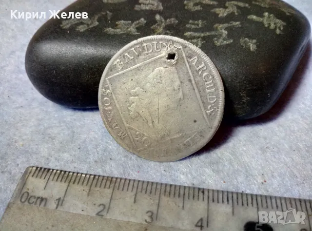 Стара СРЕБЪРНА МОНЕТА 20 КРОЙЦЕРА 1772 ИМПЕРАТОР ЙОЗЕФ II АВСТРИЯ СВЕЩЕНА РИМСКА ИМПЕРИЯ 26405, снимка 4 - Нумизматика и бонистика - 48805838