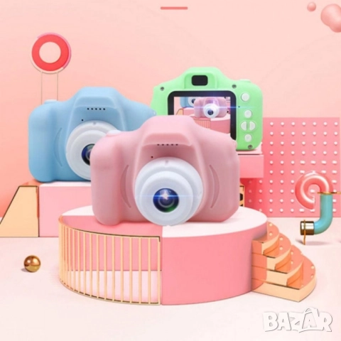 Детски електронен фотоапарат. Цвят: Син или Розов, снимка 5 - Други - 52564707