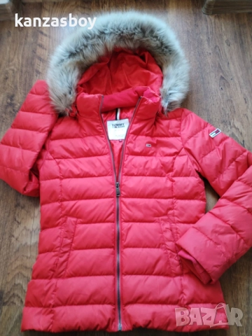Tommy Hilfiger Essential Hooded Down Jacket - дамско пухено яке М, снимка 7 - Якета - 52203445