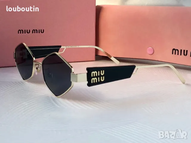 Miu 2024 дамски слънчеви очила ромб 3 цвята, снимка 9 - Слънчеви и диоптрични очила - 48017337