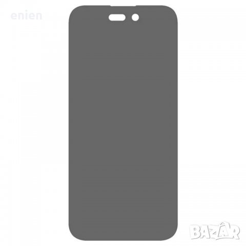 5D Privacy стъклен протектор за iPhone 14 PRO Max, снимка 3 - Фолия, протектори - 39350256