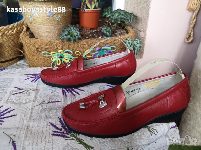 Обувки Waldlauder Естествена кожа , снимка 4 - Дамски ежедневни обувки - 40284091