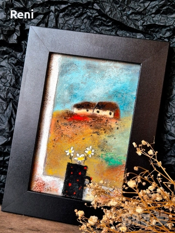 Прозорец, миниатюра пастел