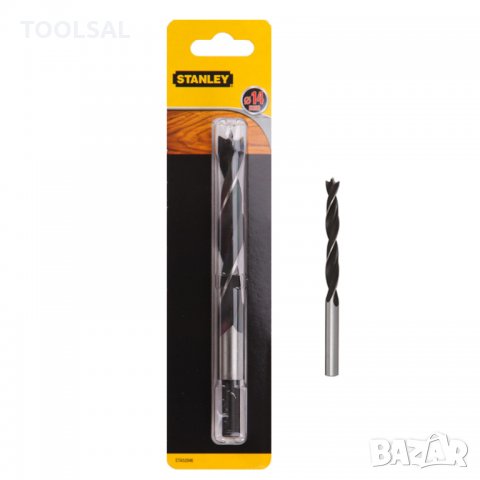 Свредло Stanley за дърво стандартно с центриращ връх 14 мм, 107/160 мм, CV, снимка 1