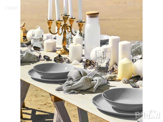 НОВИ! Сервиз за хранене 19 части Luminarc Diwali Granit , снимка 13 - Сервизи - 53988235