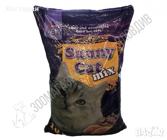 Sunny Cat Liver/Mix 10кг - Вкусна Пълноценна храна за котки - 2 вида, снимка 2 - За котки - 23383958