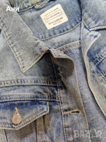 Късо дънково яке PULL BEAR , снимка 3 - Якета - 56504059