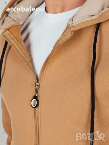 Мъжки суичър с цип и качулка, 4цвята , снимка 16 - Суичъри - 49472610