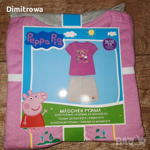 р-р86/92см Peppa pig пижама р.с., снимка 3 - Бебешки пижами - 44505595