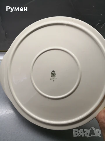 Голям порцеланов поднос, снимка 8 - Чинии - 51067648