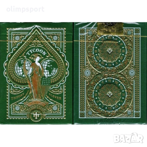 Карти за игра Theory 11 Tycoon Green нови 