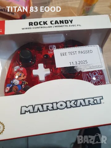Контролер, ROCK CANDY, поликарбонат, за Nintendo Switch, снимка 2 - Аксесоари - 50315113