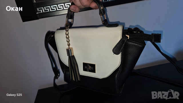 Дамска кожена чанта, снимка 4 - Чанти - 51567227