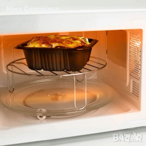 Микровълнова фурна Black+Decker BXMZ701E – 700W, с грил функция, 20 л., снимка 2 - Микровълнови - 54285947