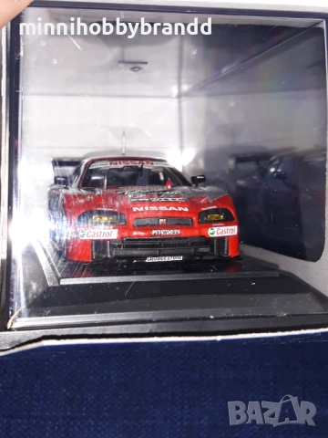 Nissan GTR  R 34 1.43  Nismo 24 Hours Of Le mans  Scale Ebbro N-22 N -23 , снимка 14 - Колекции - 51856637
