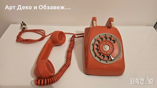 Ретро телефон с шайба, снимка 2 - Стационарни телефони и факсове - 53940958