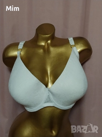 95 Н Бял сутиен за много едър бюст , снимка 6 - Бельо - 52702422