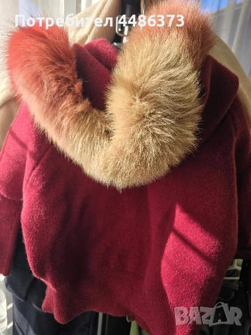 жилетка с естествена лисица, снимка 2 - Жилетки - 52925973