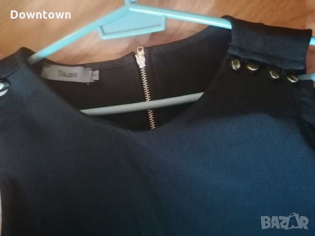 TOI&MOI екстравагантна черна рокля, размер М , снимка 10 - Рокли - 30416323