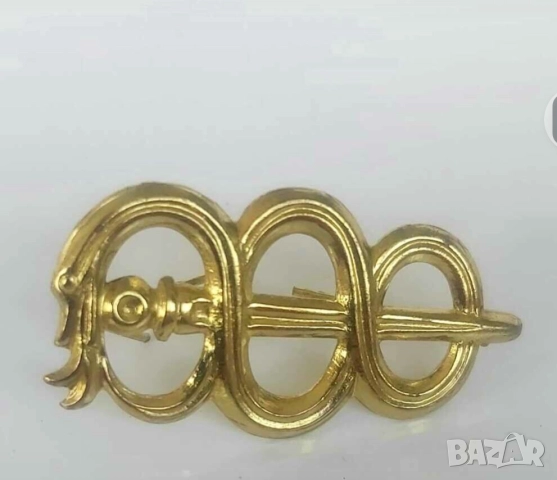 вензел доктор Българска армия златен цвят