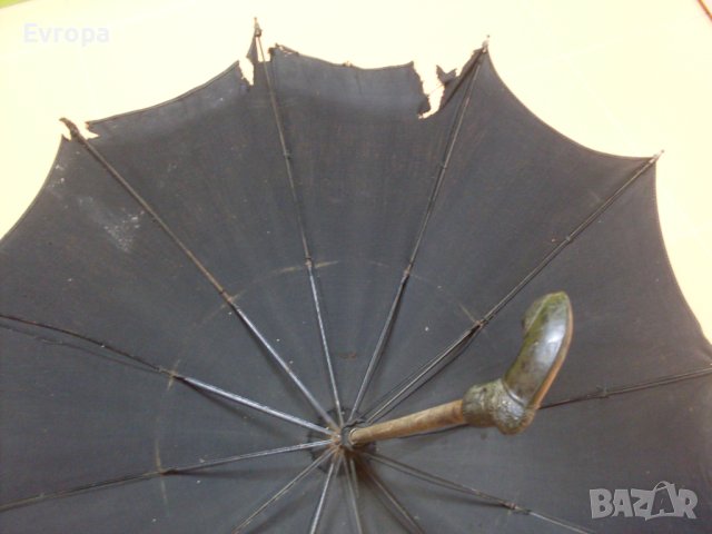 Стар чадър. , снимка 9 - Антикварни и старинни предмети - 44222871