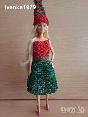 Дрехи за кукла Барби нови ръчно изработени , снимка 17 - Кукли - 50309093