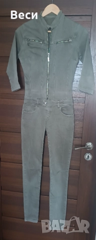 Дамски дънков гащеризон