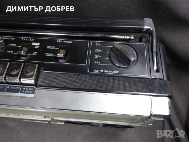 СТАР РЕТРО РАДИО КАСЕТОФОН SHARP GF-6060X JAPAN BOOMBOX, снимка 6 - Радиокасетофони, транзистори - 54015848