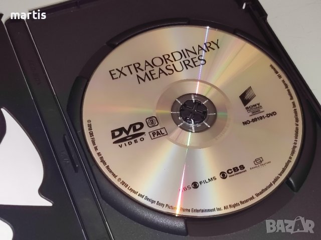 Extraordinary Measures DVD, снимка 3 - DVD филми - 42194194