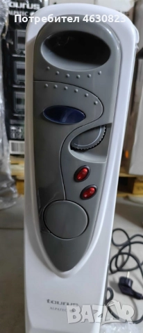 Маслен радиатор Taurus Taureg с регулируем термостат,светлинен индикатор 1500/2000/2500W, снимка 6 - Радиатори - 51737946