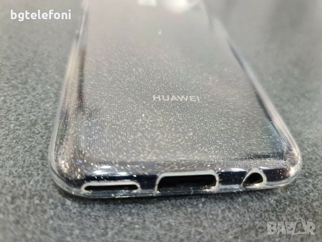 Huawei P40 Lite,Huawei P40 Pro прозрачен силикон с вграден брокат, снимка 5 - Калъфи, кейсове - 30096763