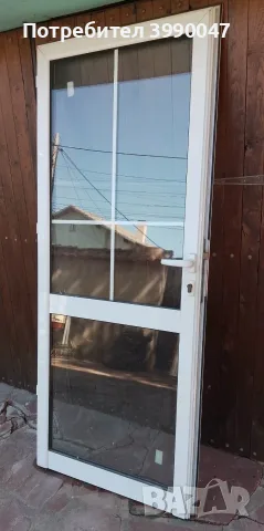 Алуминиева врата без каса