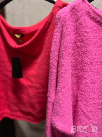 Кроп модел Кашмирен пуловер  , снимка 2 - Блузи с дълъг ръкав и пуловери - 50922420