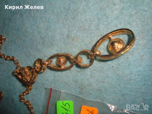 ПОЗЛАТЕНО КРАСИВО МАРКОВО КОЛИЕ с ФАСЕТИРАН ЦИТРИН 15415 , снимка 16 - Колиета, медальони, синджири - 35307932