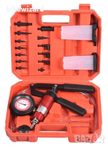 Комплект за обезвъздушаване и тестер на спирачки DHA за автомобили и мотоциклети НОВО
