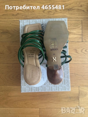 Кожени чехли Bronx, снимка 2 - Чехли - 54109855