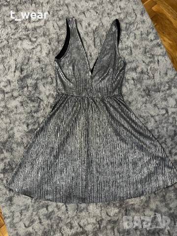 Сребърна рокля НМ