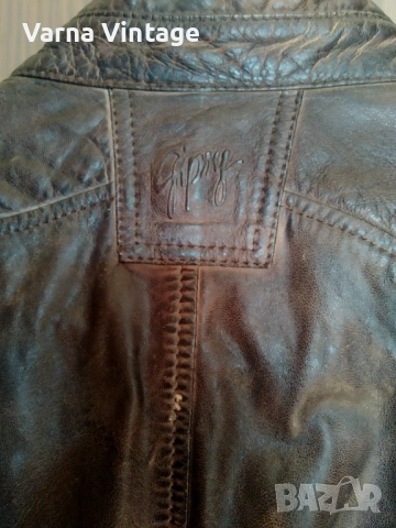 Мъжко кожено яке Gipsy, размер 2XL., снимка 5 - Якета - 53040906