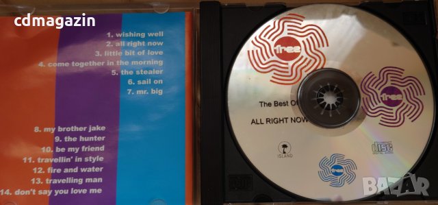 Компакт дискове CD Free - All Right Now (The Best Of Free), снимка 3 - CD дискове - 34919901