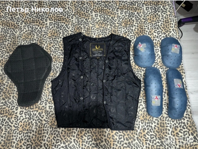 Мото кожено яке Belstaff (EU-50, M), снимка 5 - Аксесоари и консумативи - 54182211