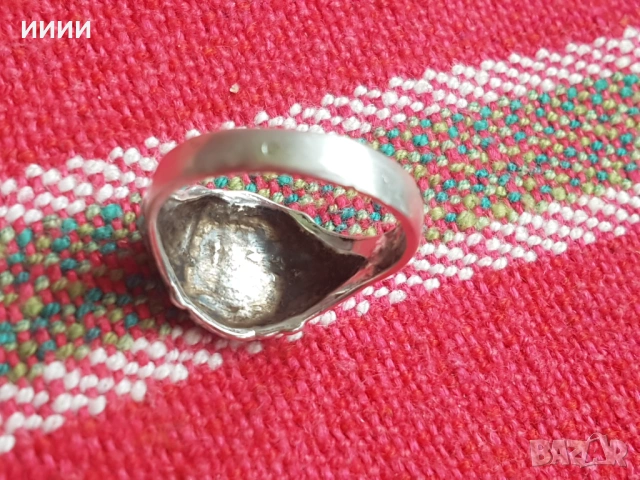 Сребърен пръстен 3, снимка 3 - Пръстени - 53368398