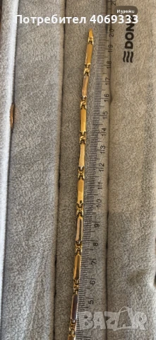 Златна гривна 4.67гр 14к 20см, снимка 3 - Гривни - 50943935