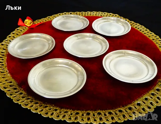 Чиния от калай 9 см. 