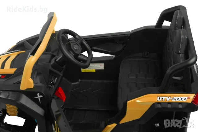 Офроуд акумулаторен автомобил AXEL – GOLD, 4x4, с дистанционно и LED, снимка 14 - Детски велосипеди, триколки и коли - 49977129